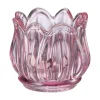 Kremmerhuset Telysholder Flora 5,5 cm Rosa| Lykter|Lysestaker