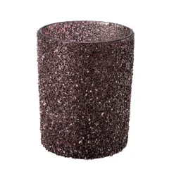Kremmerhuset Telysholder Glitter burgunder 12,5 cm| Lykter|Julelys Og Lysestaker