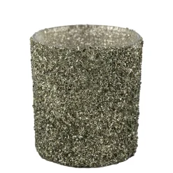 Kremmerhuset Telysholder Glitter Grønn 8 cm| Lykter|Julelys Og Lysestaker