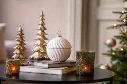 Kremmerhuset Telysholder Glitter Grønn 12,5cm| Lykter|Julelys Og Lysestaker