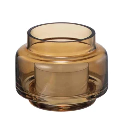 Kremmerhuset Telysholder Leah 9,5cm brun| Lykter|Lysestaker