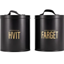 Kremmerhuset Vaskepulverboks HVIT| Bokser|Oppbevaring Og Kurver